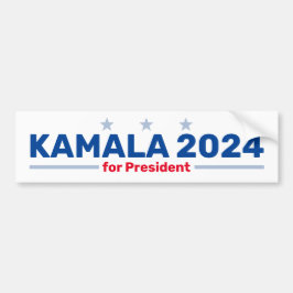 Kamala 2024 adesivo para-choques