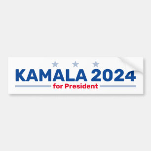 Kamala 2024 adesivo para-choques