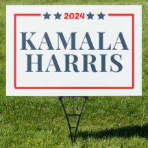 Kamala Harris 2024 Eletion Yard Sign - Premium