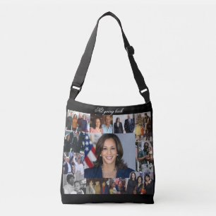 Kamala Harris All-Over Cross-Body Tote Bag
