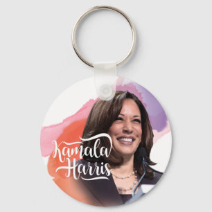 Kamala Harris Button Chaveiro
