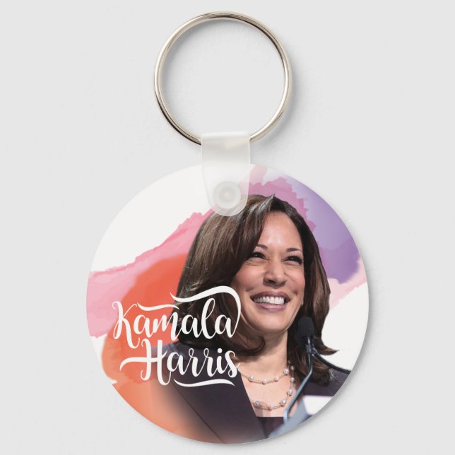 Kamala Harris Button Chaveiro (Frente)