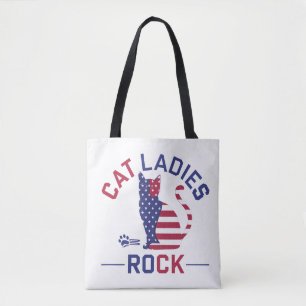 KAMALA HARRIS CAT LADIES ROCK! Bolsa Tote