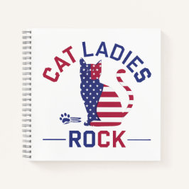 KAMALA HARRIS CAT LADIES ROCK! Caderno