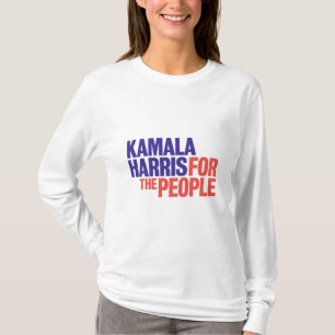 Kamala Harris para a camiseta de manga comprida da