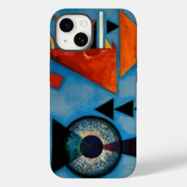 Kandinsky Abstrato Blue Orange Art Paint