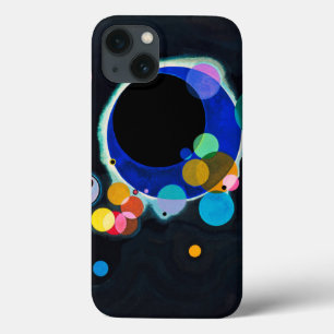 Kandinsky abstrato de diversos círculos