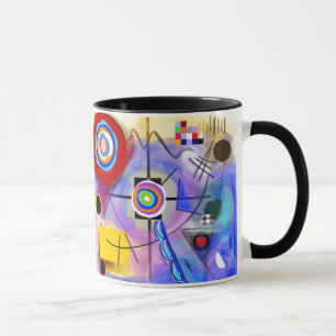 Kandinsky abstrato inspirou a caneca