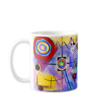 Kandinsky abstrato inspirou a caneca
