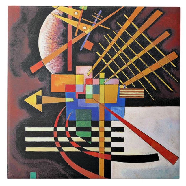 Kandinsky - Acima e à Esquerda, (Frente)