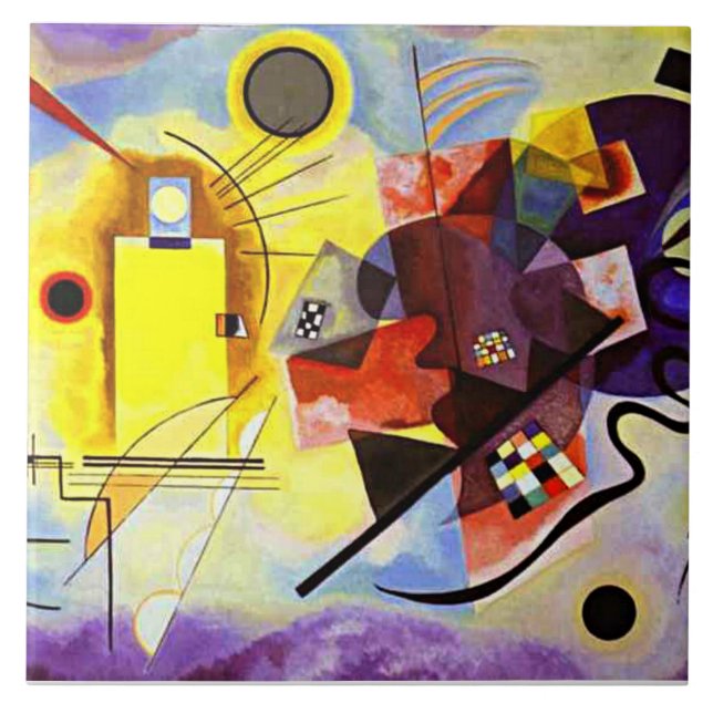 Kandinsky - Amarelo-vermelho-azul (Frente)