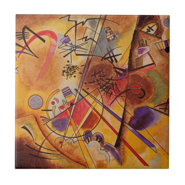 Kandinsky Brown Yellow Red Blue (Frente)