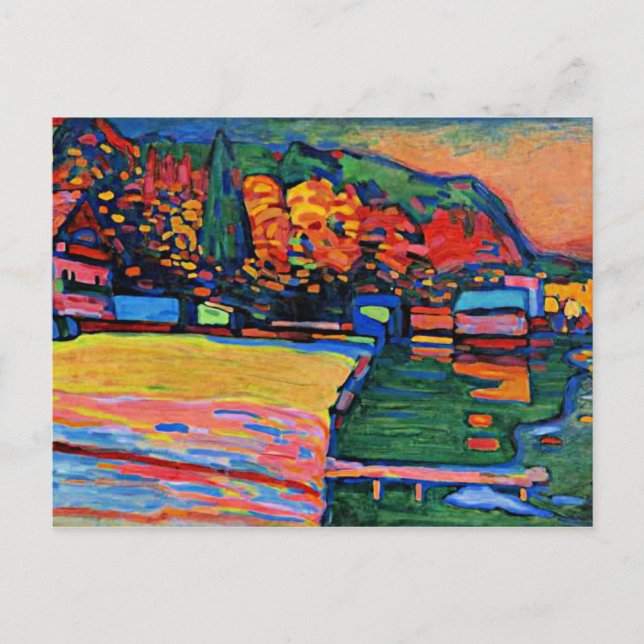 Kandinsky - Cartão postal do Lago Starnberg (Frente)