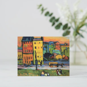 Kandinsky - Casas no Cartão Postal de Munique