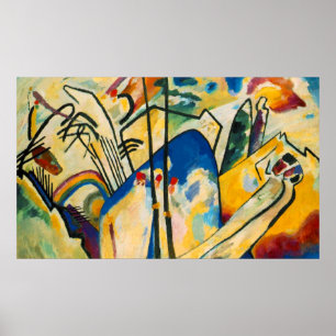 Kandinsky Composição IV Pintura Poster