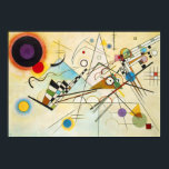 Kandinsky Composition VIII Poster<br><div class="desc">Wassily Kandinsky Composition VIII poster. Pintura a óleo na canvas desde 1923. Kandinsky criou algumas das mais famosas pinturas de abstrato do século XX, e a Composição VIII está certamente entre elas. Cheio de prender linhas pretas e formas intrigantes, a pintura se move com um sentido de vida e vibração...</div>