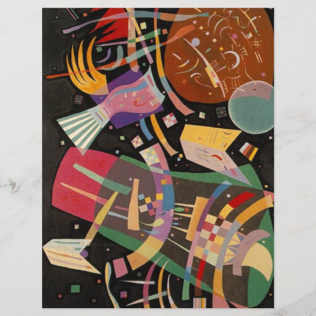Kandinsky Composition X Abstrato Trabalho de arte (Frente)