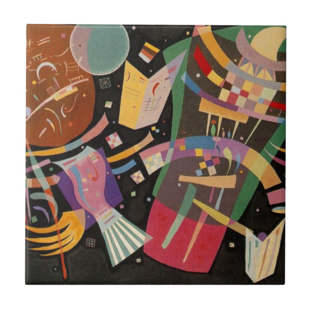 Kandinsky Composition X Abstrato Trabalho de arte (Frente)