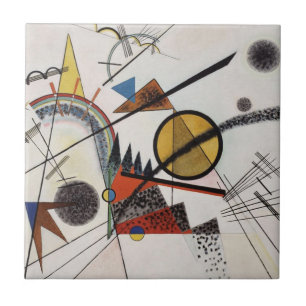 Kandinsky Expressionista Abstrata Trabalho de arte
