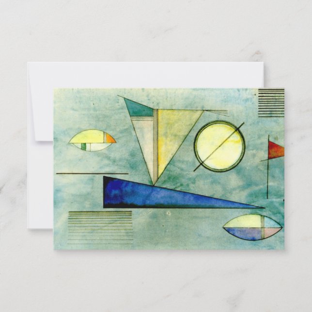 Kandinsky - Haze, abstrato trabalho de arte, (Frente)