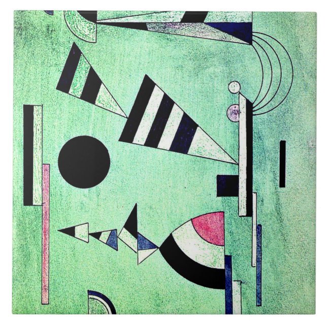 Kandinsky - Imerso em Verde (Frente)