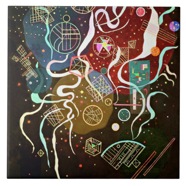 Kandinsky, Movimento I, Azulejo cerâmico (Frente)