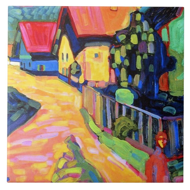 Kandinsky - Murnau Street with Women, 1908, (Frente)