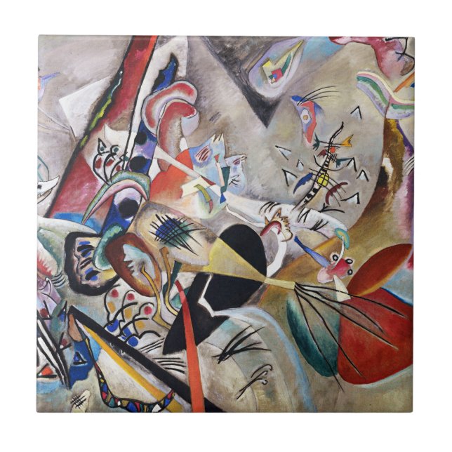 Kandinsky Na Azulejo Da Cinza (Frente)