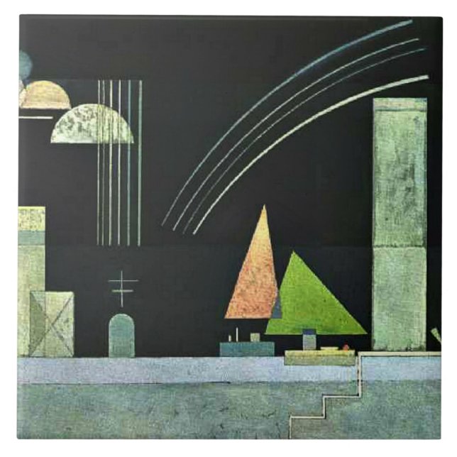 Kandinsky - No Resto, pintura famosa, (Frente)