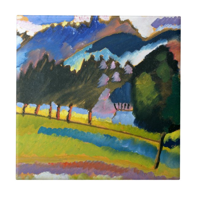 Kandinsky - Paisagem com Colinas Rolantes (Frente)