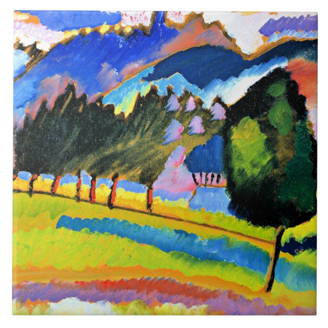 Kandinsky - Paisagem com Colinas Rolantes (Frente)