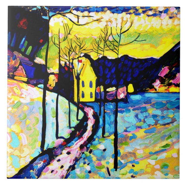 Kandinsky - Paisagem de inverno (Frente)
