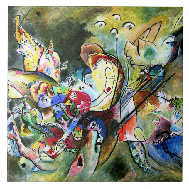 Kandinsky - Pintura turva e colorida, (Frente)