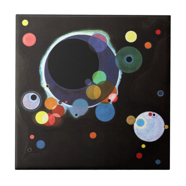 Kandinsky - Vários Círculos (Frente)