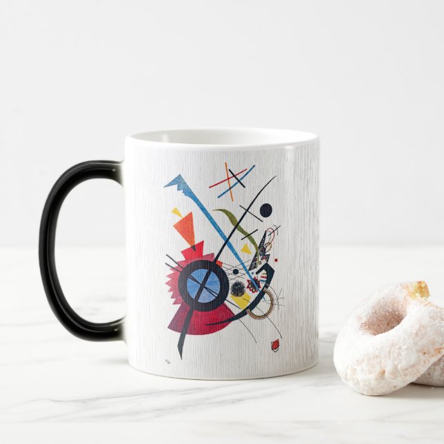 Kandinsky Violeta - Caneca Mágica de Arte Fino Abs (Com Donut)