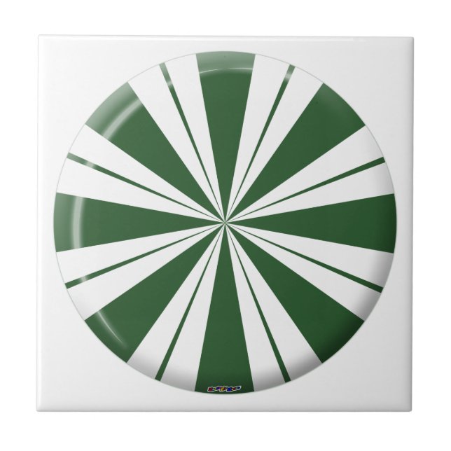 Kandy de Stripe de Spearmint (Frente)