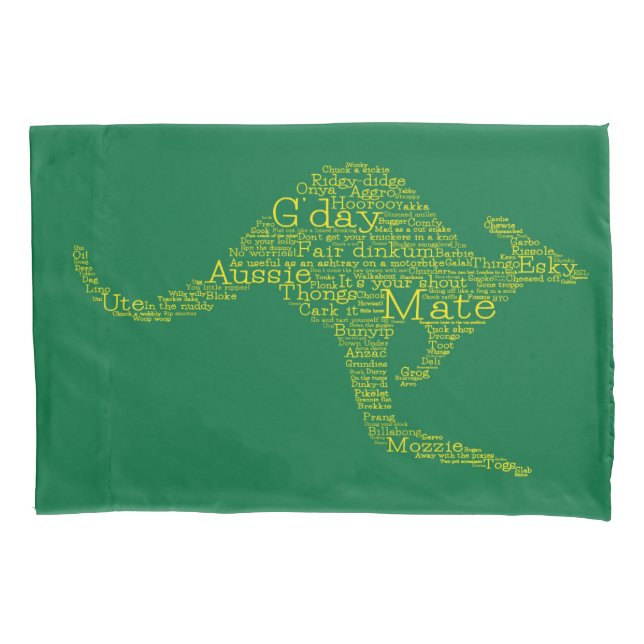 Kangaroo feito de gíria australiana (Frente)