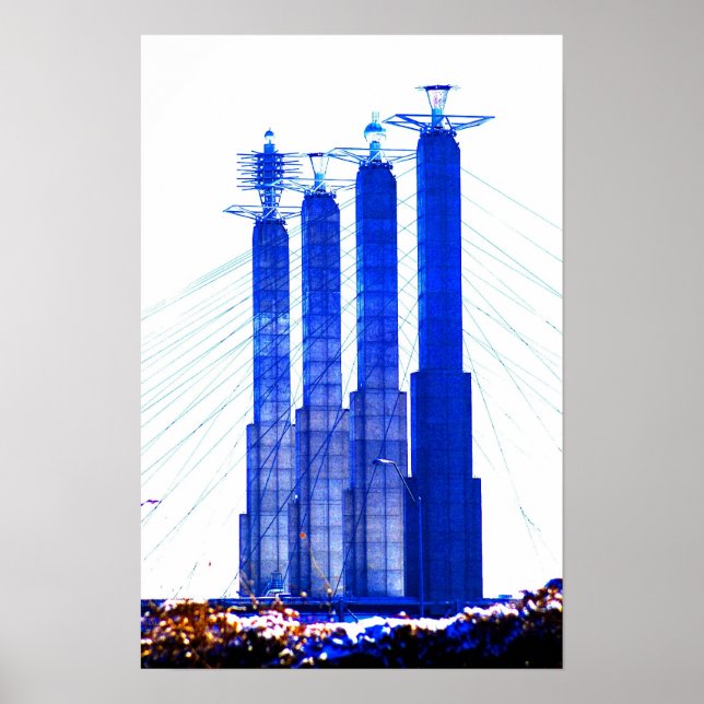 Kansas City Skyline poster (Frente)