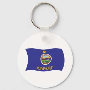 Kansas Flag Chaveiro