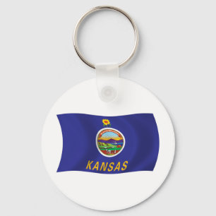 Kansas Flag Chaveiro