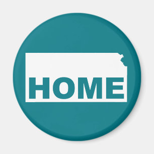 Kansas Home Longe Da Imã de geladeira Estatal