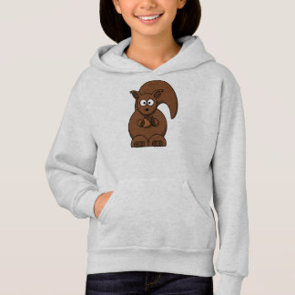 Kapuzenpulli com motivo de esquilo