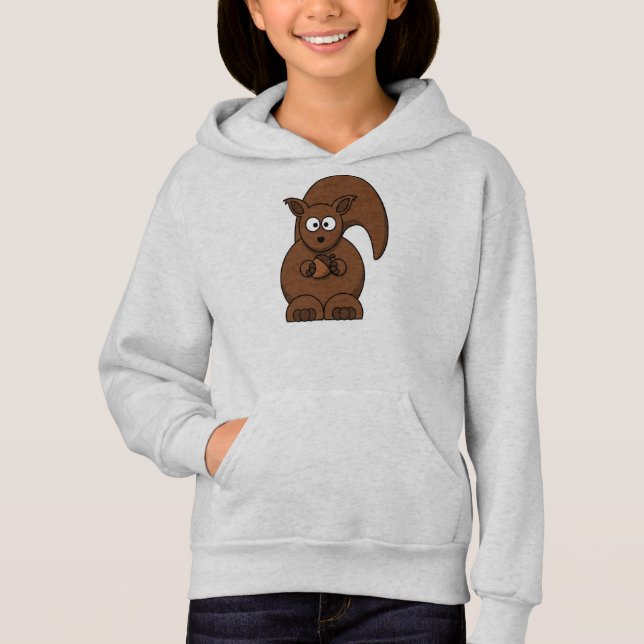 Kapuzenpulli com motivo de esquilo (Frente)