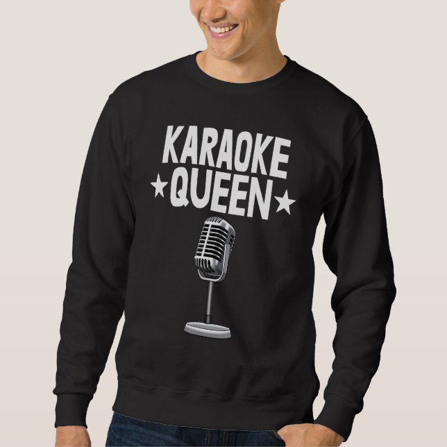Karaoke Queen Karaoke Mike Camisetas Mulheres Mike (Frente)