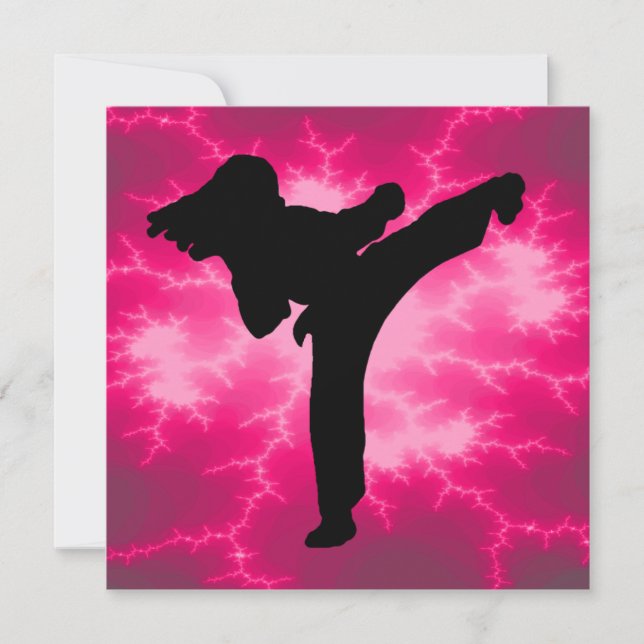 Karate Festa de aniversario de meninas (Frente)