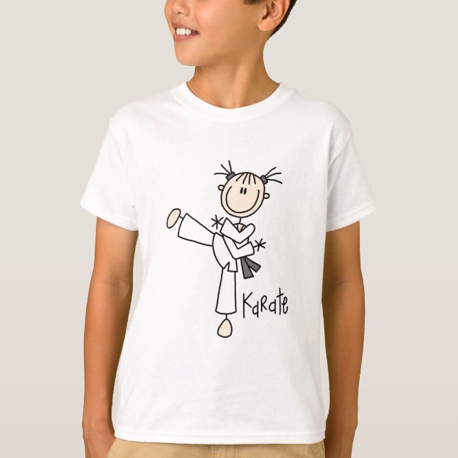 Karate Girl Camisetas and Gifts (Frente)