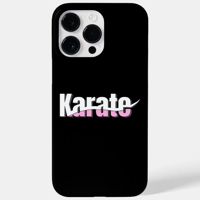 Karate Martial Arts Girly Pink (Verso)