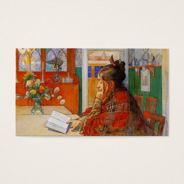 Karin Reading à noite (Frente)