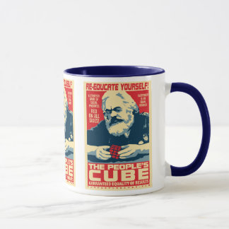 Karl Marx - o cubo do pessoa: Caneca de OHP