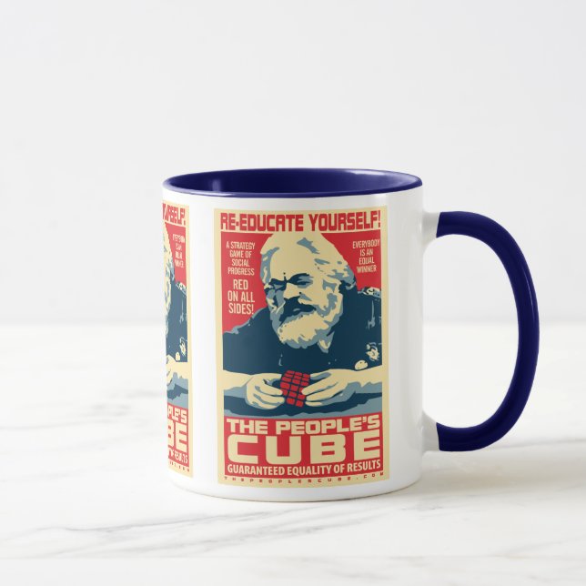 Karl Marx - o cubo do pessoa: Caneca de OHP (Direita)